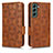 Leather Case Stands Flip Cover Holder C02X for Samsung Galaxy S22 Plus 5G