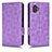 Leather Case Stands Flip Cover Holder C02X for Samsung Galaxy XCover 6 Pro 5G Purple