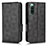 Leather Case Stands Flip Cover Holder C02X for Sony Xperia 10 IV Black