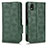 Leather Case Stands Flip Cover Holder C02X for Sony Xperia Ace III Green