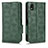 Leather Case Stands Flip Cover Holder C02X for Sony Xperia Ace III SO-53C Green