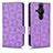 Leather Case Stands Flip Cover Holder C02X for Sony Xperia PRO-I Purple
