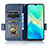 Leather Case Stands Flip Cover Holder C02X for Vivo iQOO Z6 Pro 5G