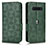 Leather Case Stands Flip Cover Holder C02X for Xiaomi Black Shark 4 5G Green