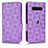 Leather Case Stands Flip Cover Holder C02X for Xiaomi Black Shark 4 5G Purple