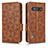 Leather Case Stands Flip Cover Holder C02X for Xiaomi Black Shark 4S Pro 5G Brown