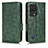 Leather Case Stands Flip Cover Holder C02X for Xiaomi Black Shark 5 5G Green