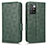 Leather Case Stands Flip Cover Holder C02X for Xiaomi Mi 11i 5G (2022) Green
