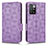 Leather Case Stands Flip Cover Holder C02X for Xiaomi Mi 11i 5G (2022) Purple