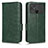 Leather Case Stands Flip Cover Holder C02X for Xiaomi Poco C40 Green