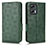 Leather Case Stands Flip Cover Holder C02X for Xiaomi Poco X4 GT 5G Green