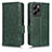 Leather Case Stands Flip Cover Holder C02X for Xiaomi Poco X5 Pro 5G Green