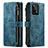 Leather Case Stands Flip Cover Holder C03S for Samsung Galaxy A53 5G Blue