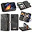 Leather Case Stands Flip Cover Holder C03S for Samsung Galaxy A71 4G A715