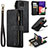 Leather Case Stands Flip Cover Holder C03S for Samsung Galaxy F42 5G