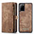 Leather Case Stands Flip Cover Holder C03S for Samsung Galaxy S20 Plus