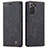 Leather Case Stands Flip Cover Holder C03S for Samsung Galaxy S21 5G Black