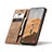 Leather Case Stands Flip Cover Holder C03S for Samsung Galaxy S23 5G