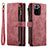 Leather Case Stands Flip Cover Holder C03S for Xiaomi Redmi Note 10 4G