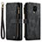 Leather Case Stands Flip Cover Holder C03S for Xiaomi Redmi Note 9 Pro Max