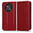 Leather Case Stands Flip Cover Holder C03X for Huawei Honor Magic4 Lite 5G Red