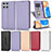 Leather Case Stands Flip Cover Holder C03X for Huawei Honor X8 4G