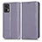 Leather Case Stands Flip Cover Holder C03X for Motorola Moto Edge 30 Lite 5G Purple