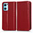 Leather Case Stands Flip Cover Holder C03X for OnePlus Nord CE 2 5G Red