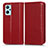 Leather Case Stands Flip Cover Holder C03X for Realme 9i 4G Red