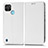 Leather Case Stands Flip Cover Holder C03X for Realme C25Y India White