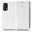 Leather Case Stands Flip Cover Holder C03X for Realme GT Master 5G White