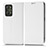 Leather Case Stands Flip Cover Holder C03X for Realme Q5 Pro 5G White