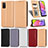 Leather Case Stands Flip Cover Holder C03X for Samsung Galaxy A03s