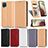 Leather Case Stands Flip Cover Holder C03X for Samsung Galaxy A12