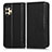 Leather Case Stands Flip Cover Holder C03X for Samsung Galaxy A13 4G Black