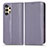 Leather Case Stands Flip Cover Holder C03X for Samsung Galaxy A13 4G Purple