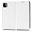 Leather Case Stands Flip Cover Holder C03X for Samsung Galaxy A22s 5G White