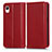 Leather Case Stands Flip Cover Holder C03X for Samsung Galaxy A23s Red