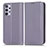 Leather Case Stands Flip Cover Holder C03X for Samsung Galaxy A32 5G Purple