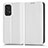 Leather Case Stands Flip Cover Holder C03X for Samsung Galaxy A53 5G White