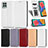 Leather Case Stands Flip Cover Holder C03X for Samsung Galaxy M33 5G