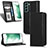 Leather Case Stands Flip Cover Holder C03X for Samsung Galaxy S22 Plus 5G