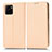 Leather Case Stands Flip Cover Holder C03X for Vivo Y01 Gold