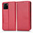 Leather Case Stands Flip Cover Holder C03X for Vivo Y15C Red