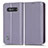 Leather Case Stands Flip Cover Holder C03X for Xiaomi Black Shark 4S Pro 5G Purple