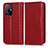 Leather Case Stands Flip Cover Holder C03X for Xiaomi Mi 11T 5G Red