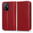 Leather Case Stands Flip Cover Holder C03X for Xiaomi Mi 11T Pro 5G Red