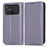 Leather Case Stands Flip Cover Holder C03X for Xiaomi Poco C40 Purple