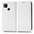 Leather Case Stands Flip Cover Holder C03X for Xiaomi Redmi 10A 4G White