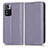 Leather Case Stands Flip Cover Holder C03X for Xiaomi Redmi Note 11 Pro+ Plus 5G Purple